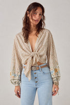 Scarletsval Blus — Creme