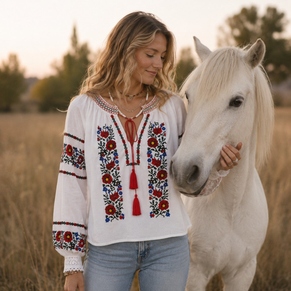 Vit Boho Blus Dam — lifestyle